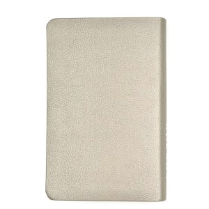 Библия 048 код 25048-45 дизайн "Библия с вензелем", пер. из иск. кожи, цвет серебристый