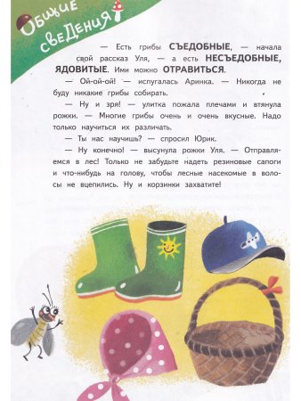 Грибы и улитка Уля