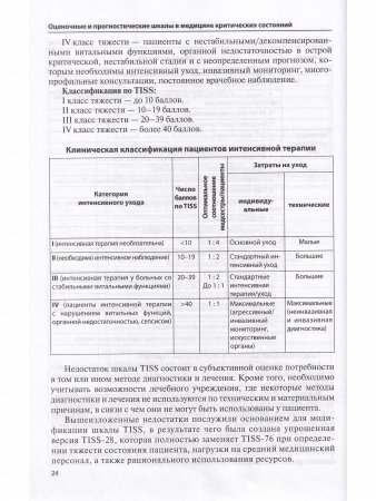 Оценочные и прогностические шкалы в медицине критических состояний