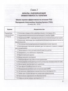 Оценочные и прогностические шкалы в медицине критических состояний