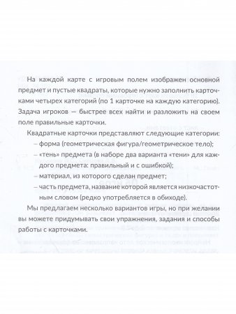 Прятки-заплатки. Нейропсихологическое лото
