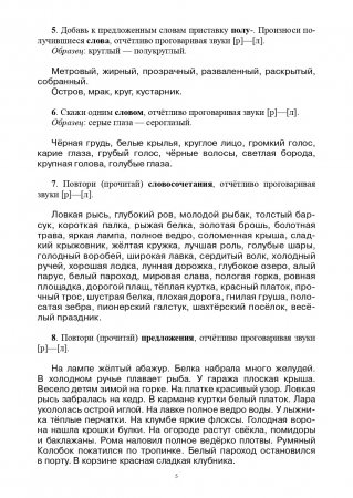 Тетрадь-тренажер для дифференциации сложных звуков русского языка [р]- [л], [с]-[ш], [з]-[ж], [с]-[з], [ч]-[т], [л]-[й], [п]-[б], [г]-[к], [т]-[д]. ФГОС.