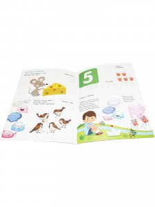 Книжка в тетрадке. 10 тучек озорных! Считаем от 10 до 0