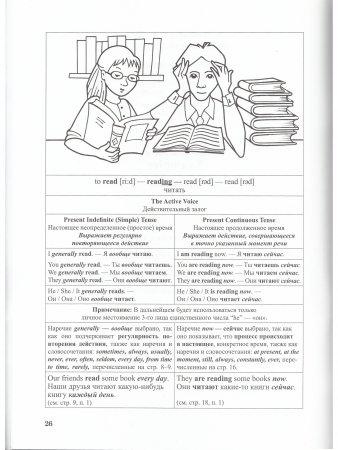 English: the Basics of Grammar/ Английский язык: основы грамматики: Учебное пособие, (книжка-раскраска) для занятий взрослых с детьми