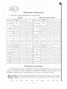 Сольфеджио на «пять». Рабочая тетрадь. 5-й кл.