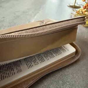 Библия 048 z код 25048-34 дизайн "термо штамп терновый венец", пер. из иск. кожи молнии, цвет серо-
