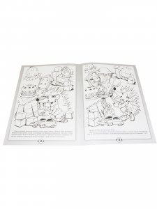 Безопасность. Осторожно! Огонь! Книжка-раскраска. ФГОС