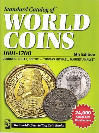 Краузе 2015. Стандартный каталог монет мира 1601-1700. 6-е издание