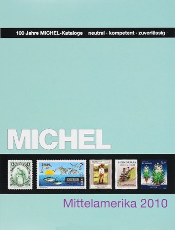Книга Каталог марок MICHEL. 2010 г. Сборник по маркам стран Центральной Америки. #338761