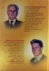 Возбужденные состояния в химии полимеров.