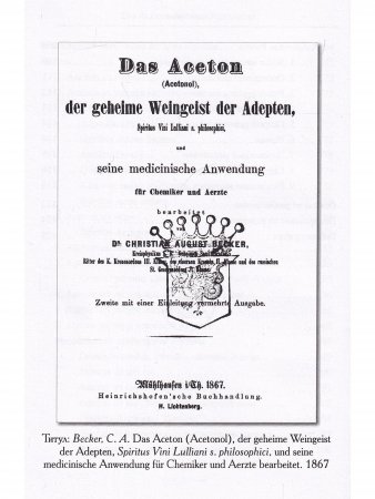Das Aceton. Ацетон (Ацетонол), секретный «винный дух» адептов