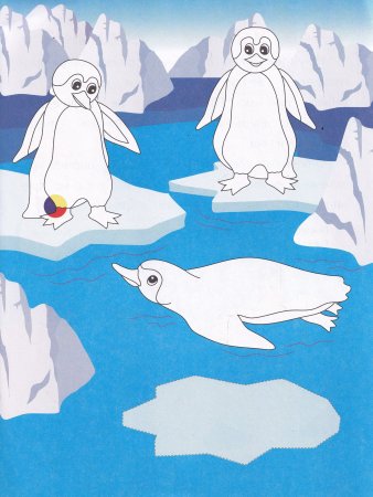 Клеим, рисуем, раскрашиваем (комплект) - Морские обитатели, Шустрый зайчонок, Веселый зоопарк