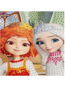 Царевны. Алмазная мозаика. 20*20 см