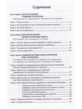 Педагогическая поддержка в школе и система работы индивидуальных кураторов